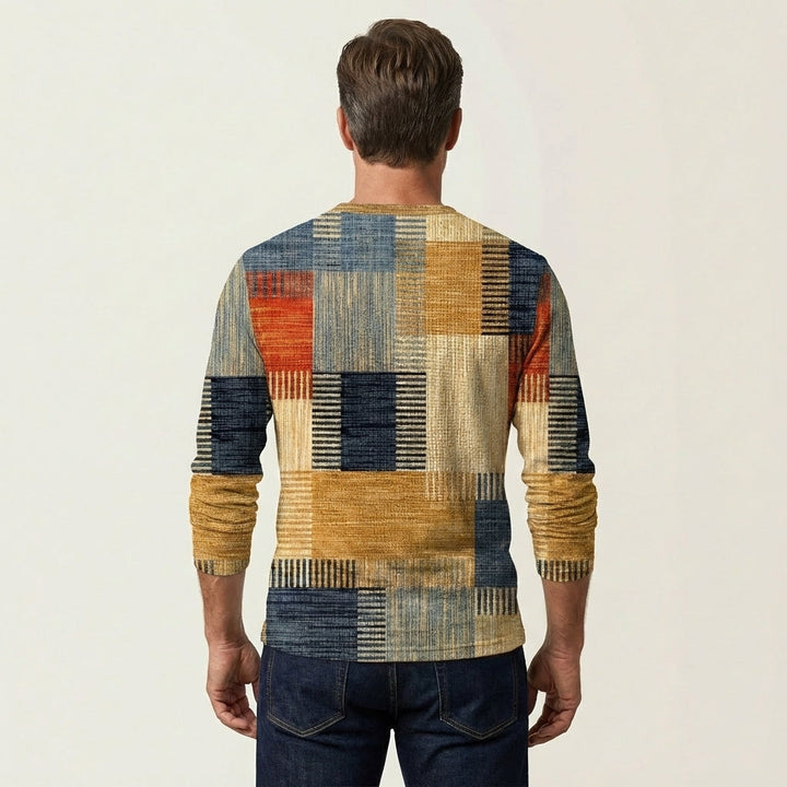 Men's Colorful Long Sleeve Shirt