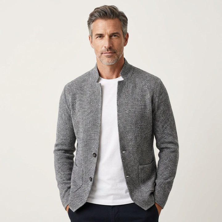 Men's Textured Knit Vest