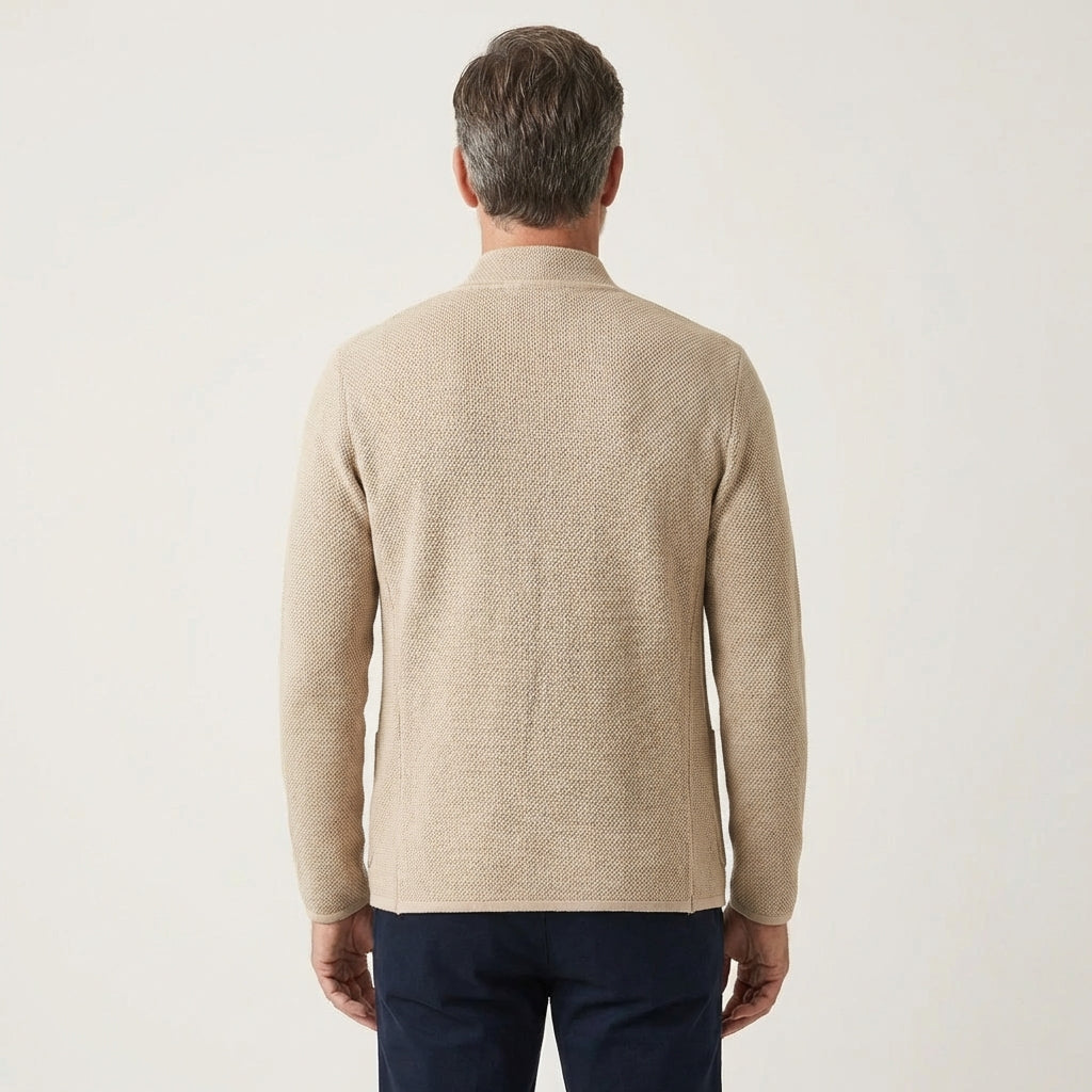Men's Textured Knit Vest