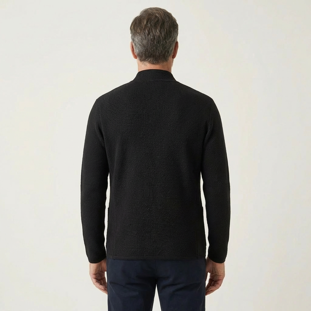 Men's Textured Knit Vest
