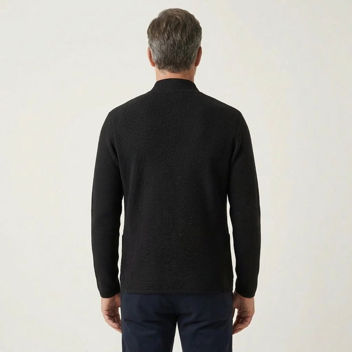 Men's Textured Knit Vest