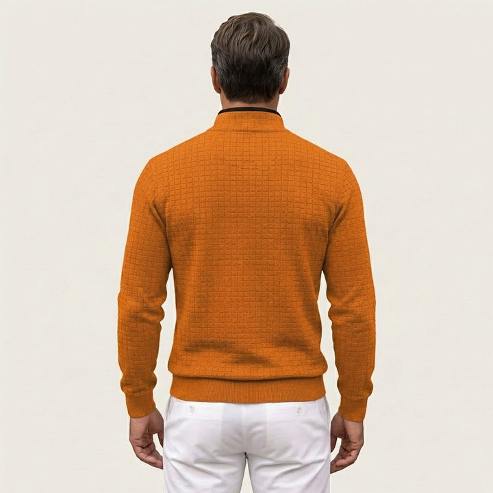 Men's Long-Sleeve Zip-Up Shirt