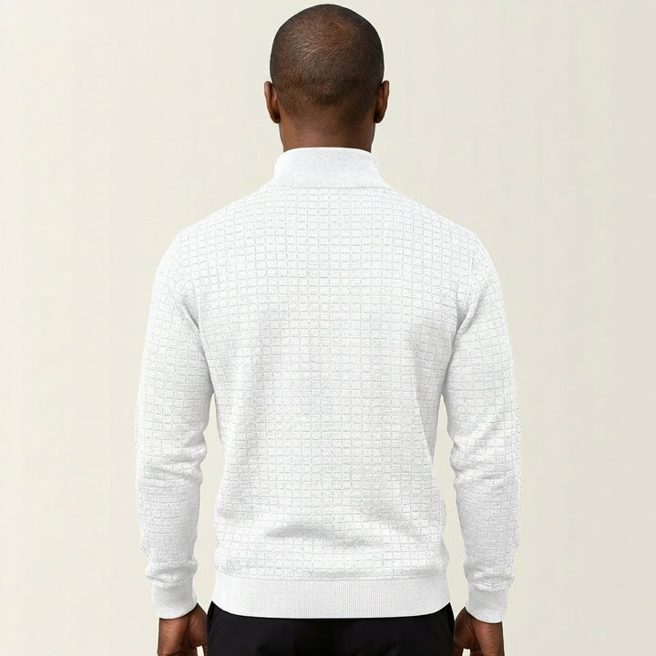Men's Long-Sleeve Zip-Up Shirt