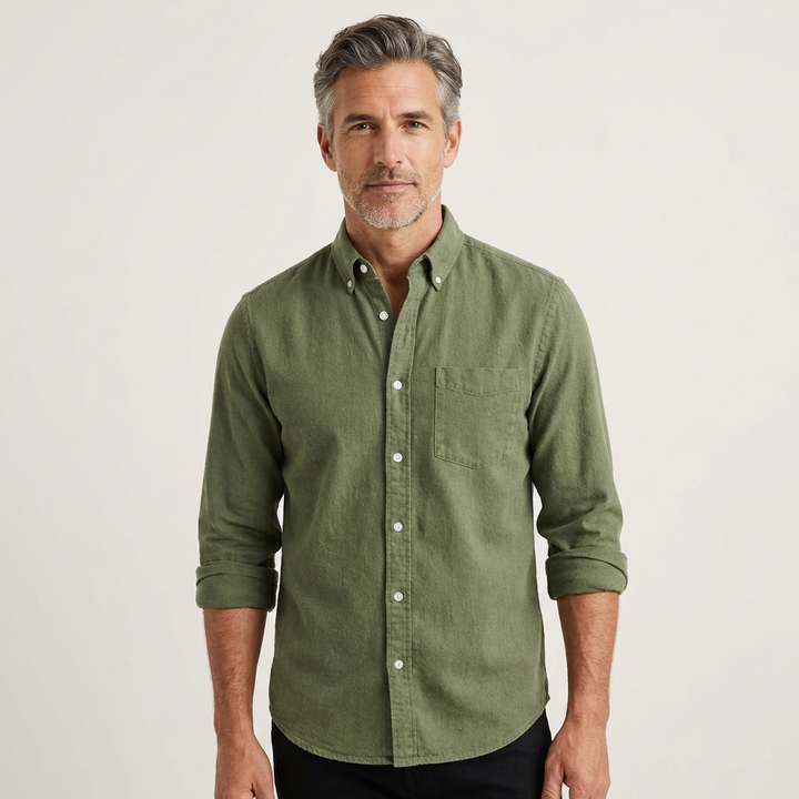 Men's Oxford Button-Down Dress Shirt