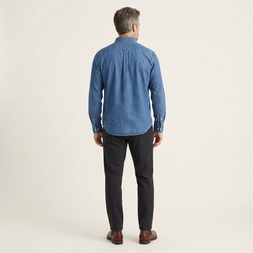 Men's Oxford Button-Down Dress Shirt