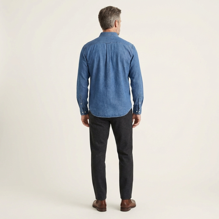 Men's Oxford Button-Down Dress Shirt