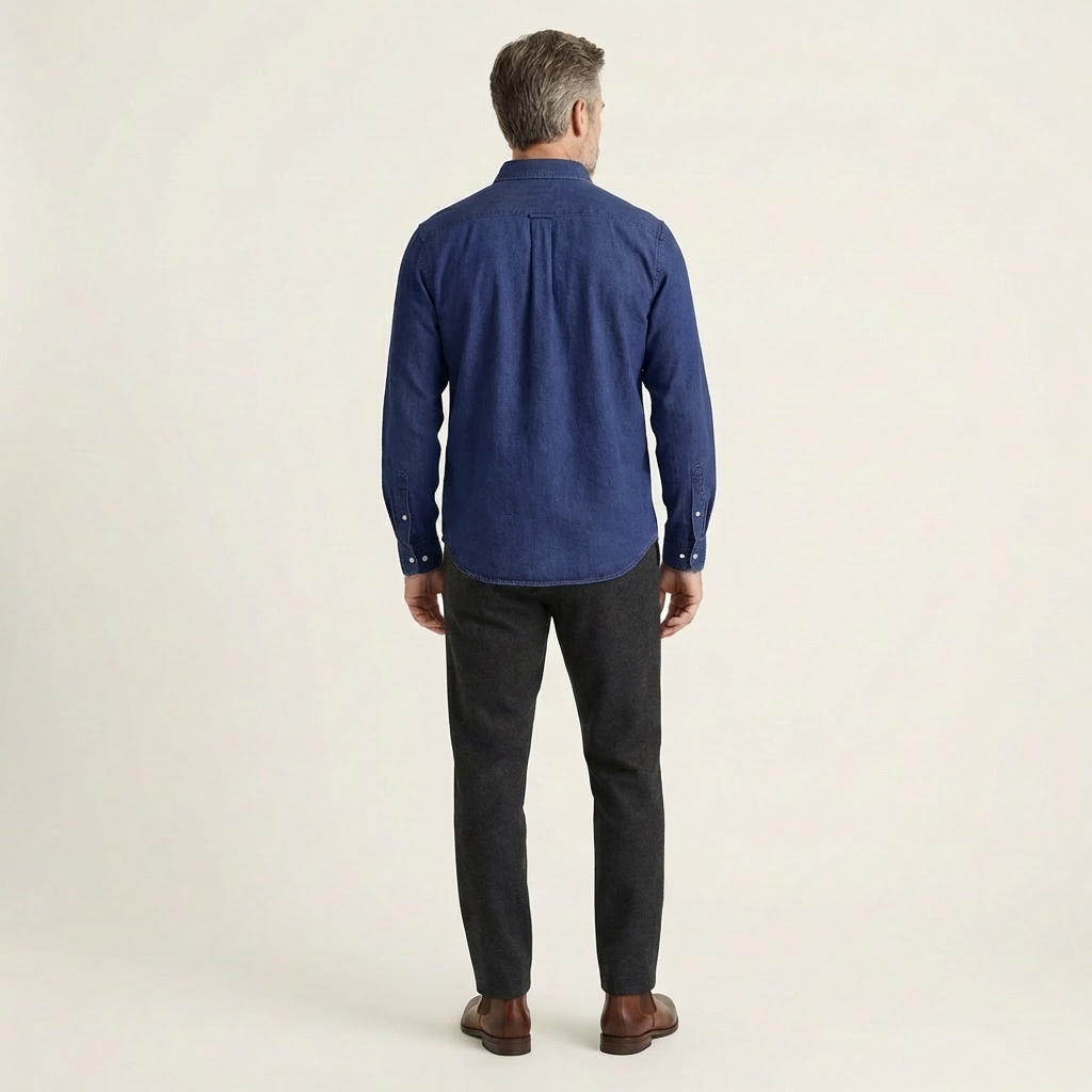 Men's Oxford Button-Down Dress Shirt