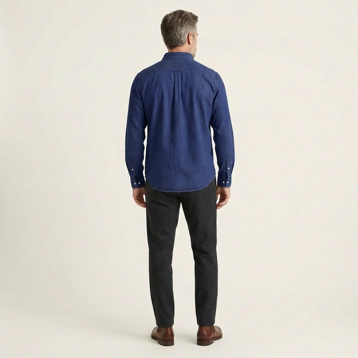 Men's Oxford Button-Down Dress Shirt