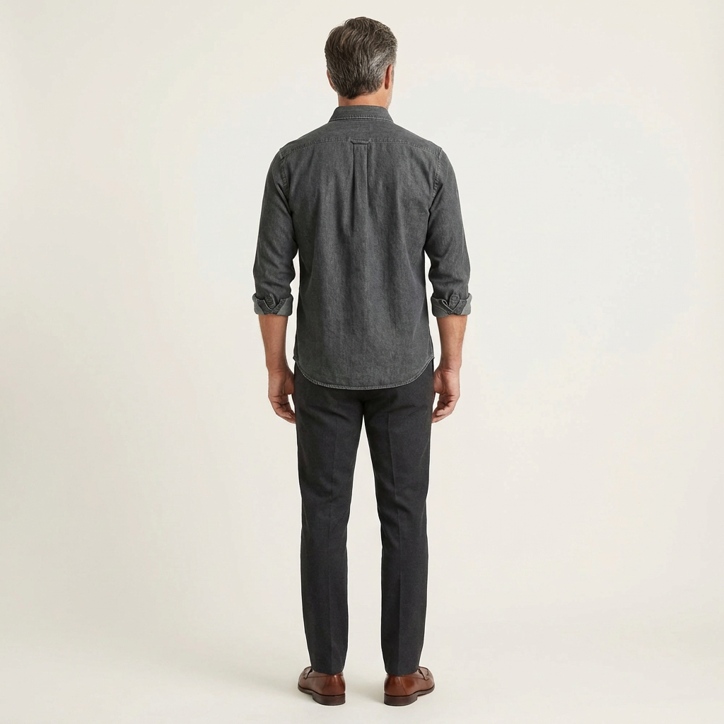 Men's Oxford Button-Down Dress Shirt