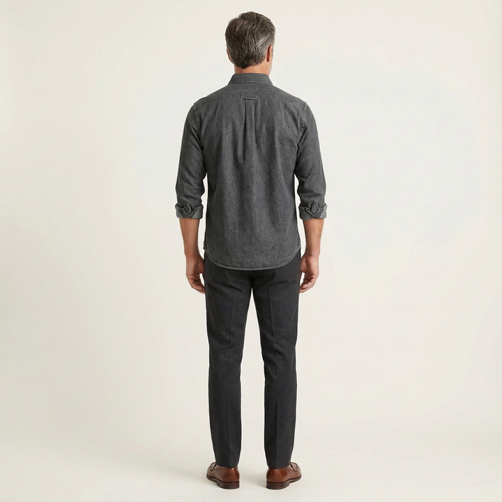 Men's Oxford Button-Down Dress Shirt