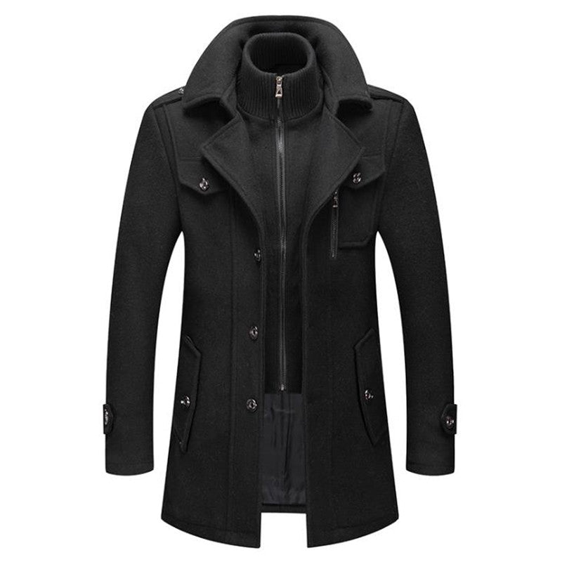 Men's Classic Wool Jacket for Stylish Comfort