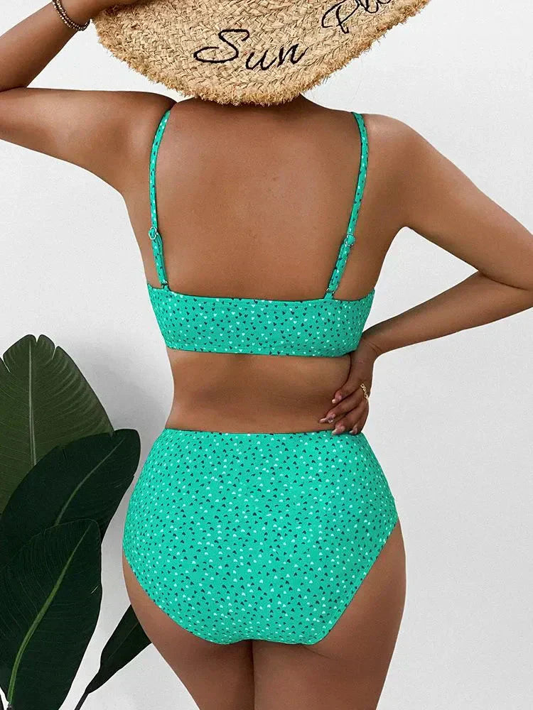Elena | Women's High Waist Bikini Set
