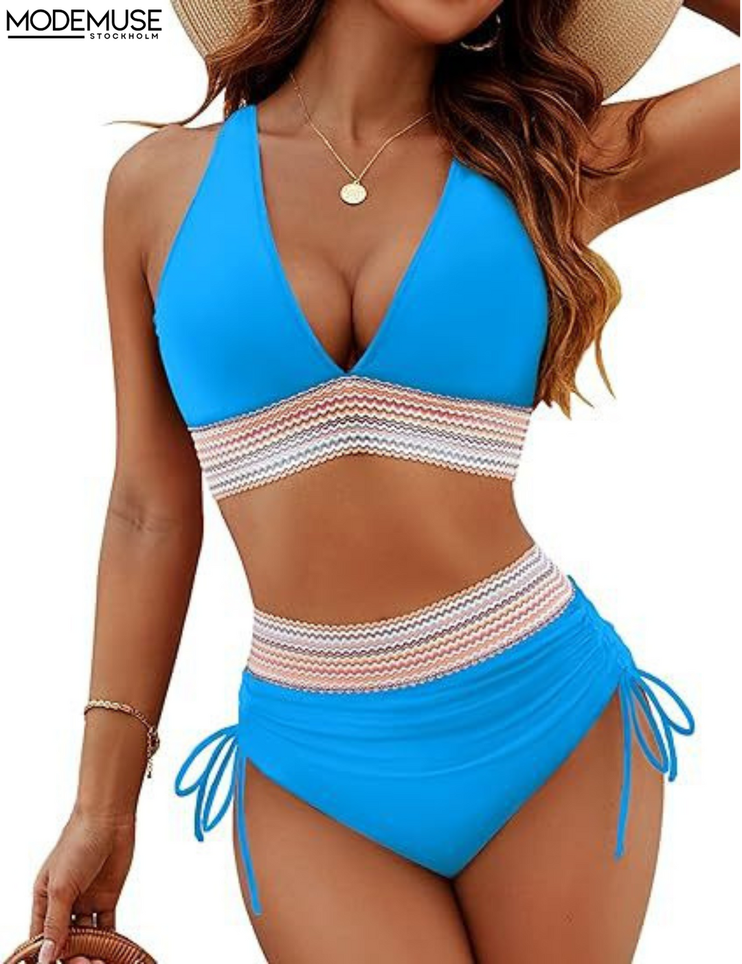 Tessa | Women's High Waist Trendy Bikini Set in Quick-Drying Fabric