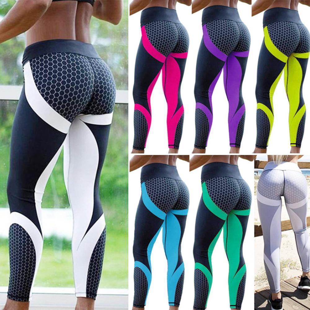 Aurora | Women's High Waisted Yoga Leggings with Geometric Pattern