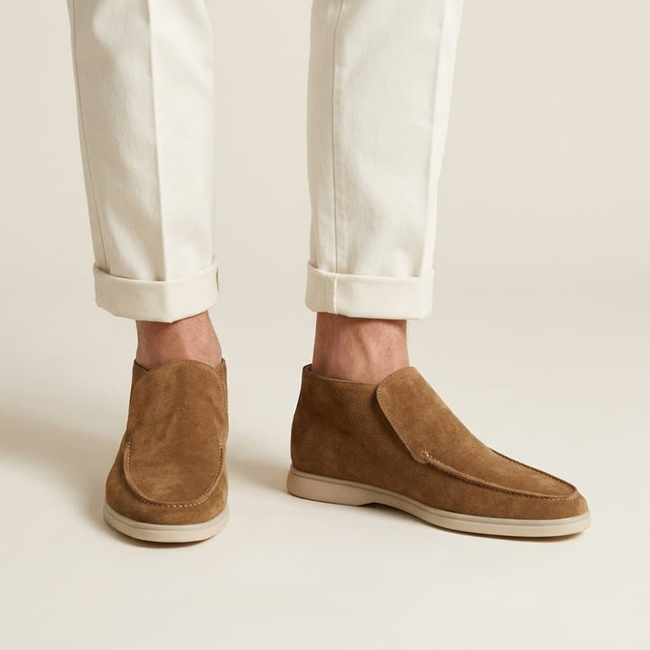 Men's Suede Slip-On Chukka Boot