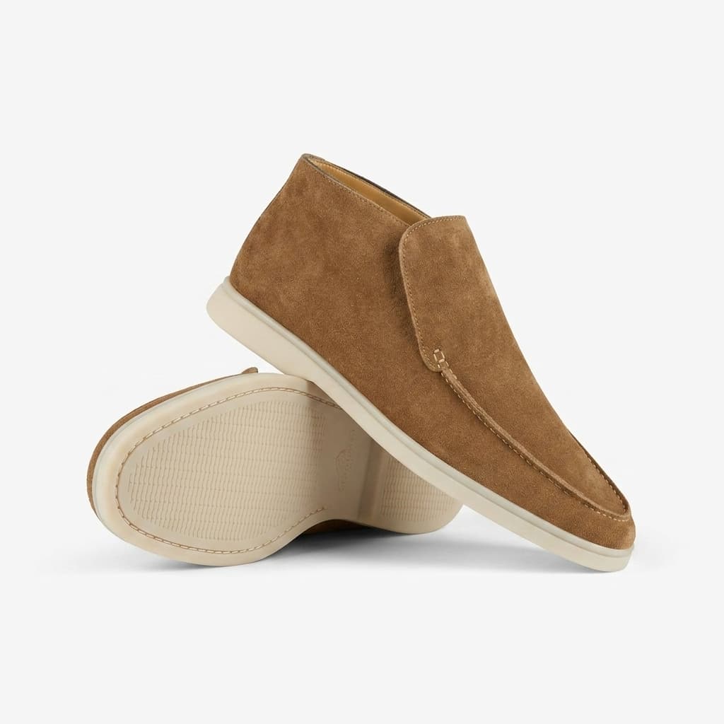 Men's Suede Slip-On Chukka Boot