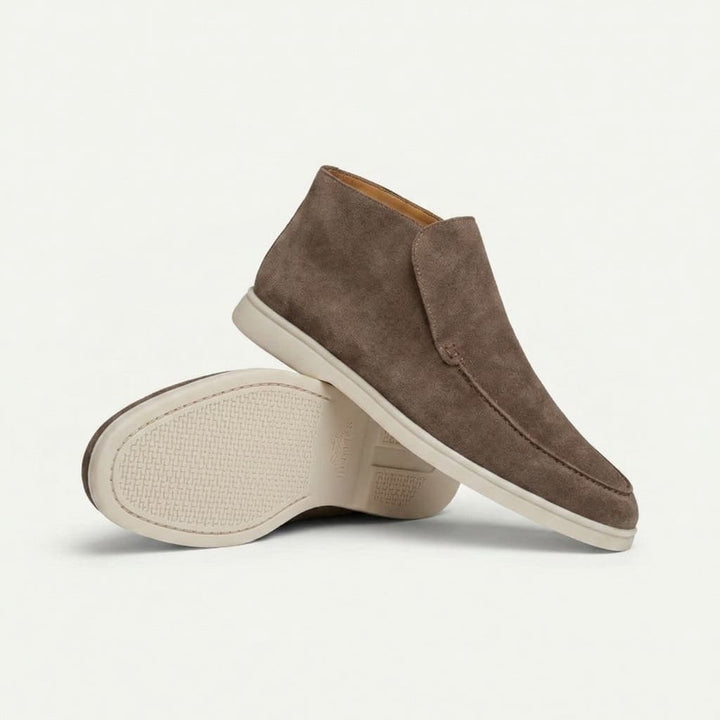 Men's Suede Slip-On Chukka Boot