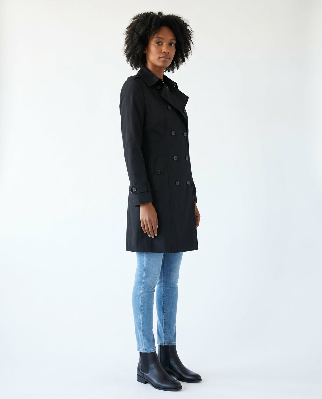 Women's Tailored Classic Trench Coat – Everyday Elegance