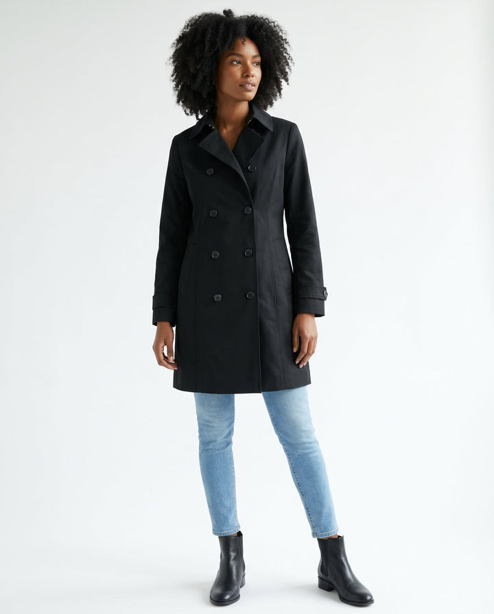 Women's Tailored Classic Trench Coat – Everyday Elegance
