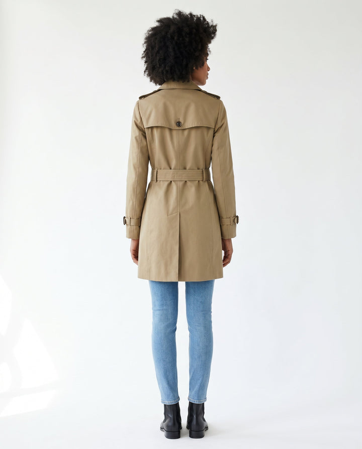 Women's Tailored Classic Trench Coat – Everyday Elegance