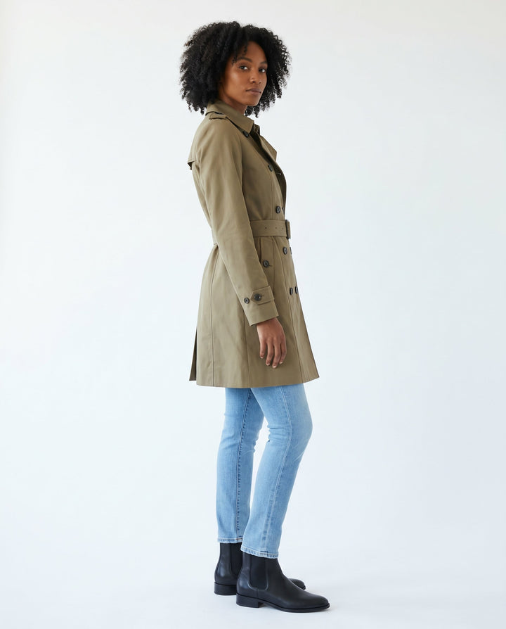Women's Tailored Classic Trench Coat – Everyday Elegance