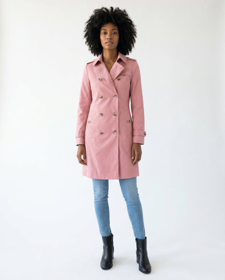 Women's Tailored Classic Trench Coat – Everyday Elegance