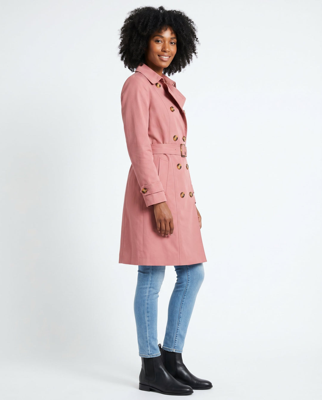 Women's Tailored Classic Trench Coat – Everyday Elegance
