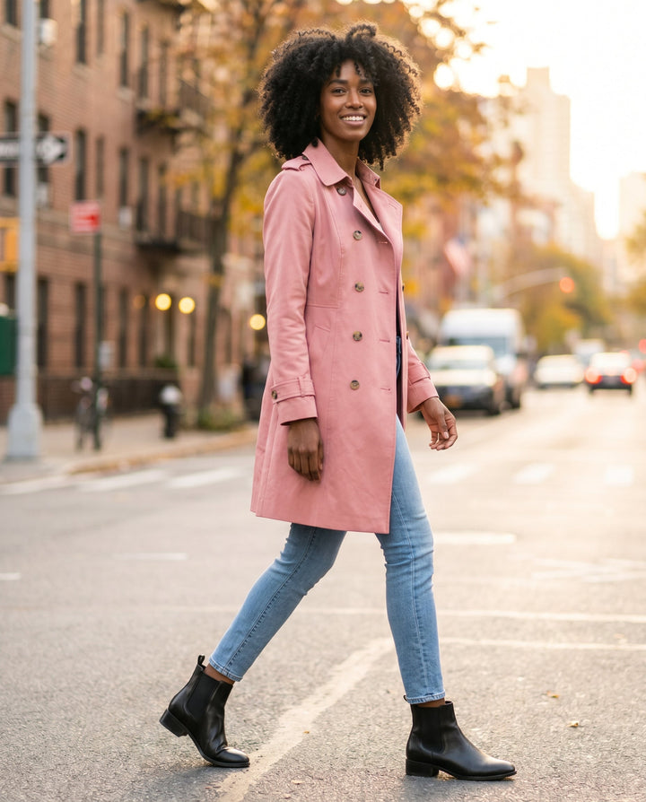 Women's Tailored Classic Trench Coat – Everyday Elegance