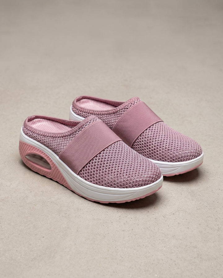 Leah | Women's Stylish Mesh Slip-On Clogs
