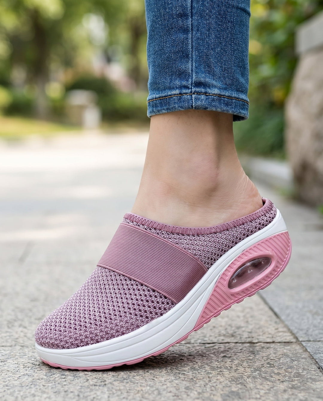 Leah | Women's Stylish Mesh Slip-On Clogs