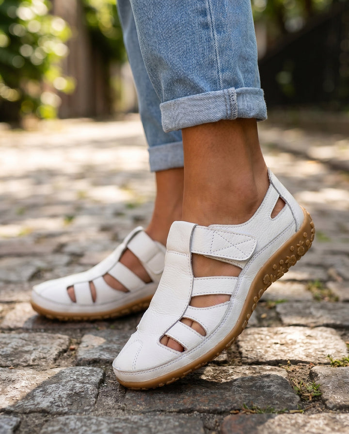 Carmen | Women's Glamorous Braided Cutout Sandals