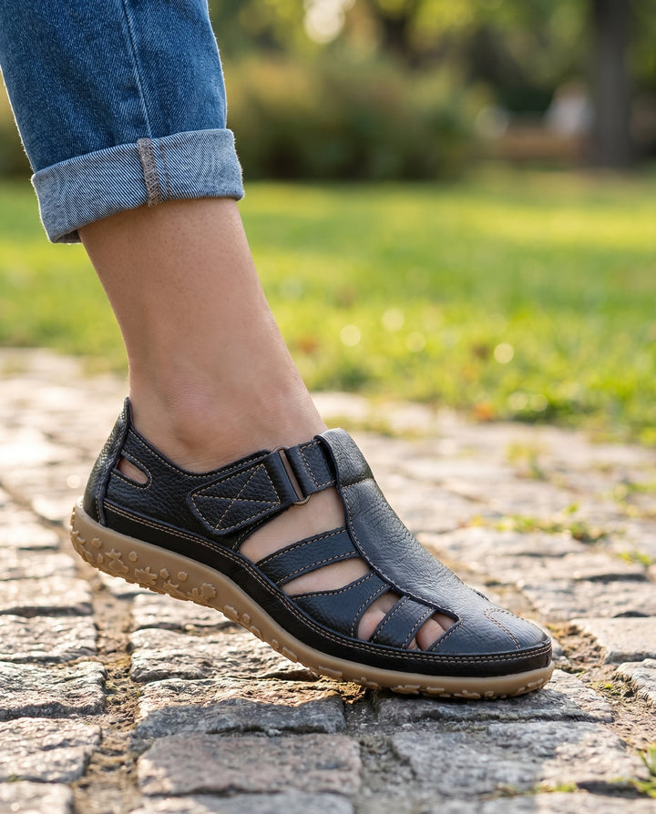 Carmen | Women's Glamorous Braided Cutout Sandals