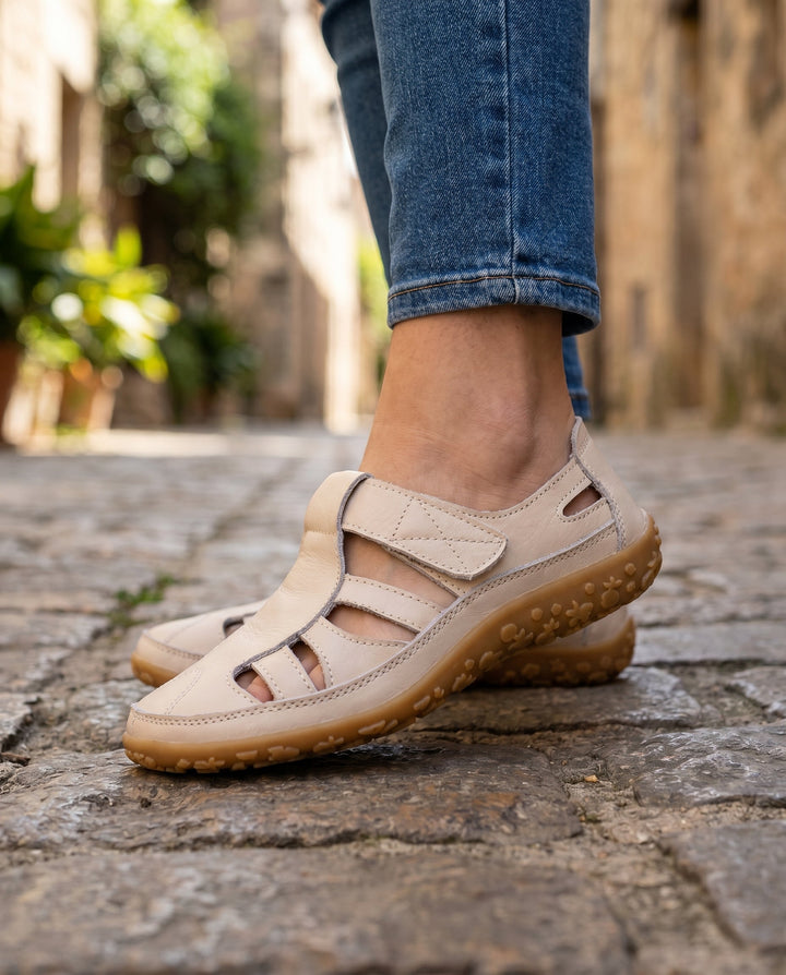 Carmen | Women's Glamorous Braided Cutout Sandals