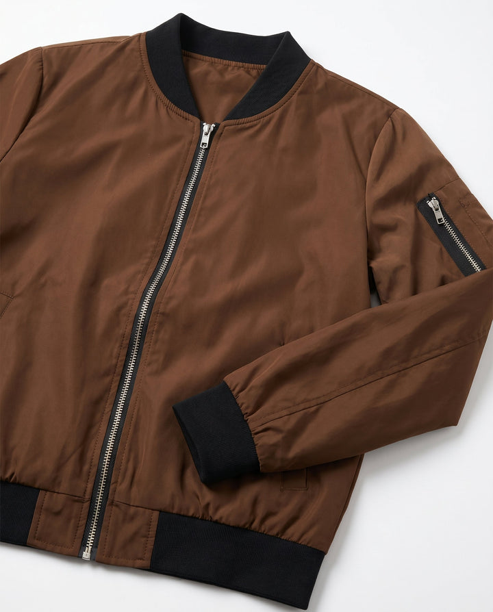 Women's Lightweight Casual Bomber Jacket for Everyday Wear