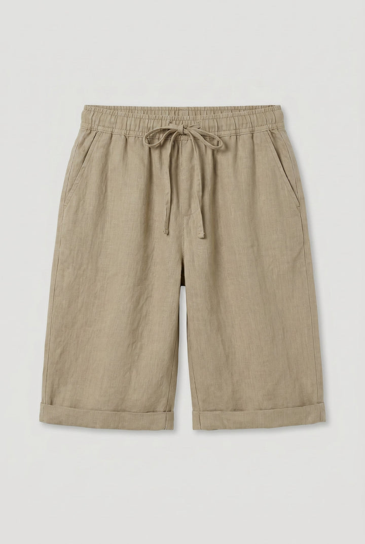 Mila | Women's Effortless Relaxed Elastic-Waist Capri Pants
