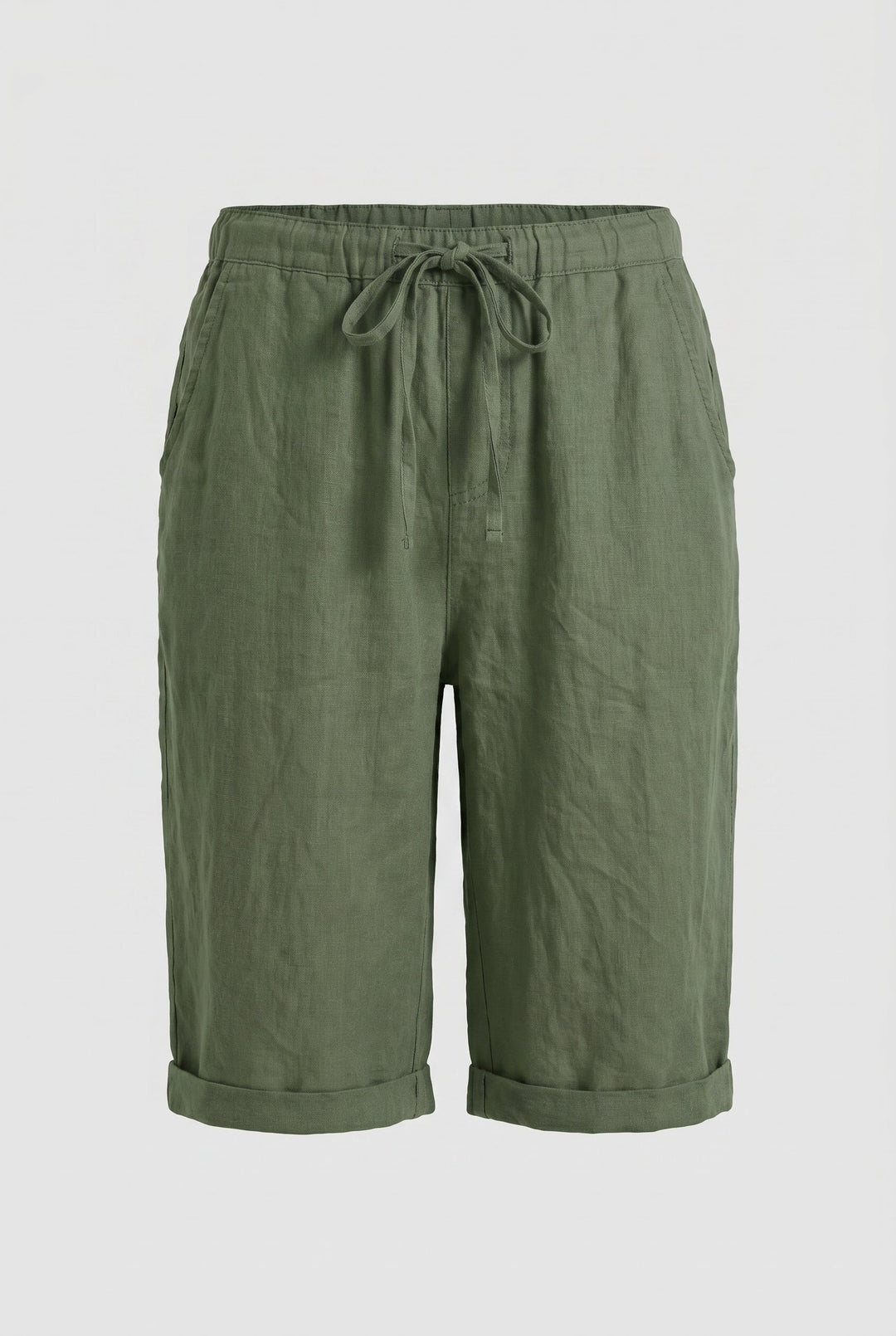Mila | Women's Effortless Relaxed Elastic-Waist Capri Pants