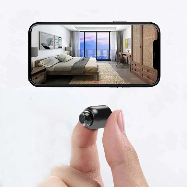 Mini WiFi Security Camera 1080P with Night Vision & Motion Alerts