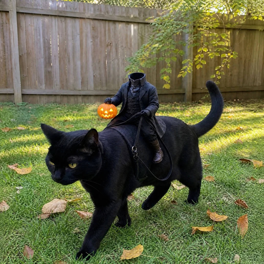 Halloween's Headless Horseman Pet Costume for Cats and Dogs