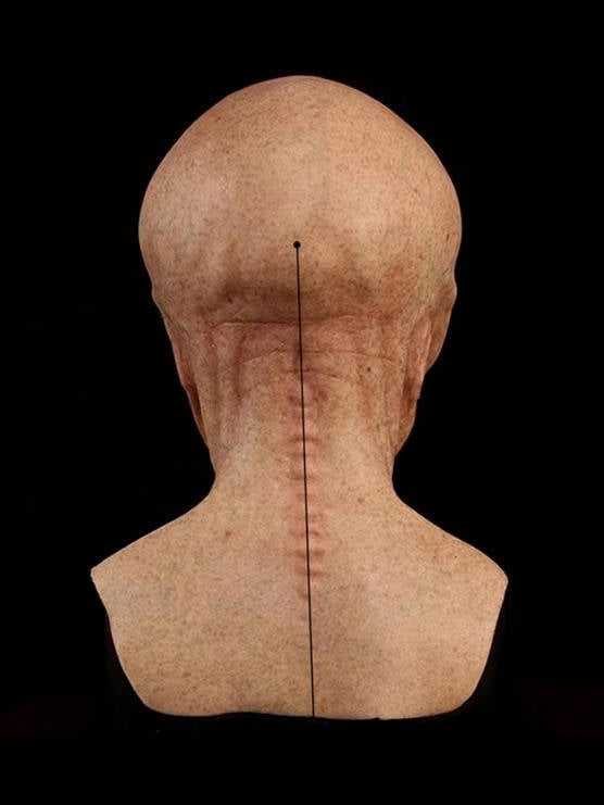 Halloween's Full Head Alien Latex Mask for Costume Parties