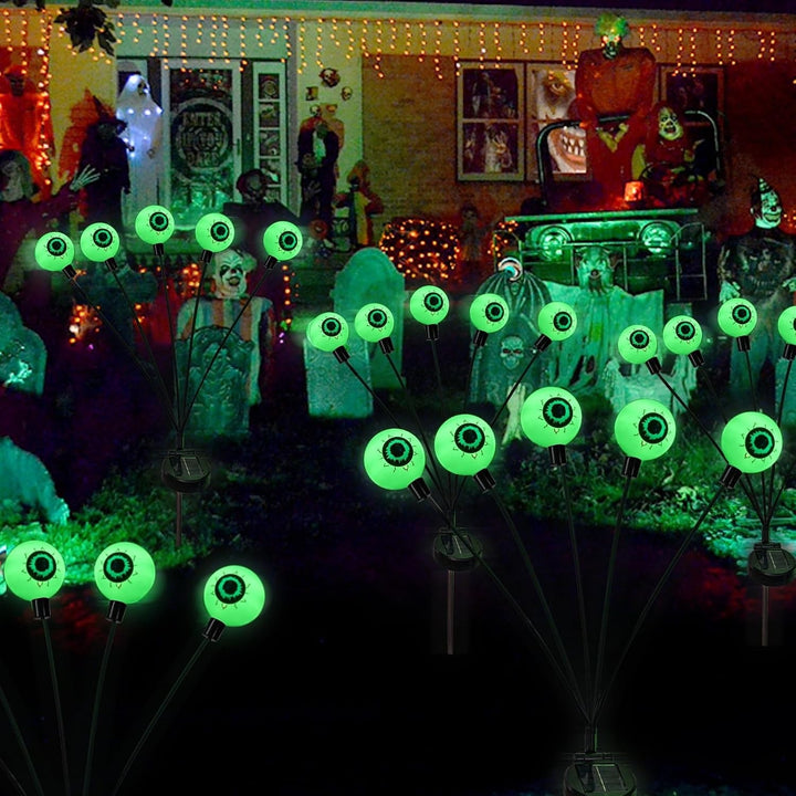 Halloween's 4 Pack Solar Outdoor Lights, 24 LED for Yard and Pathway