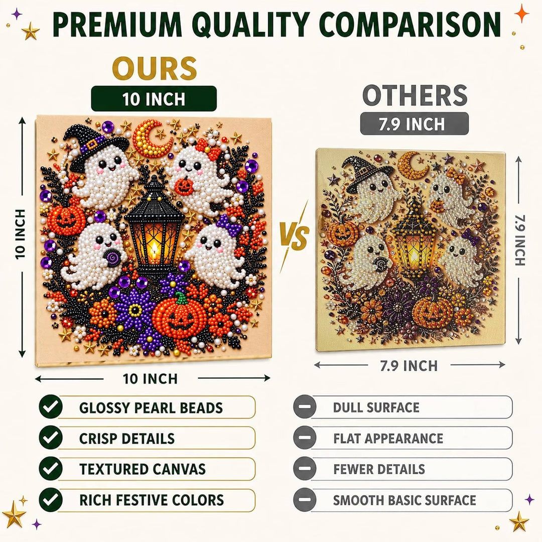Halloween's Diamond and Pearl Art Kits for Adults - DIY Wall Decor