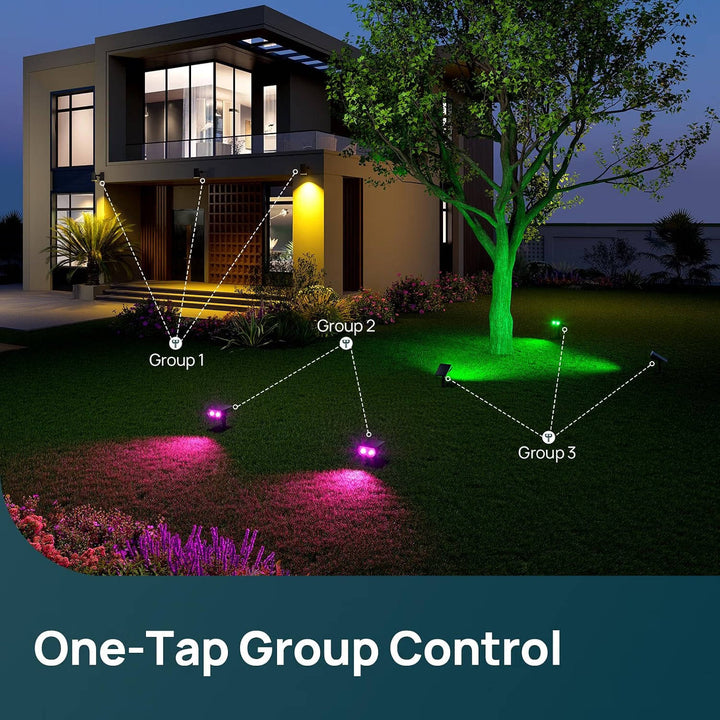 Halloween's Waterproof Solar Outdoor Spot Lights for Garden and Pathway