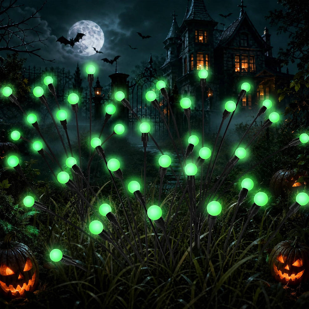 Halloween's 4 Pack Solar LED Lights for Outdoor Yard and Garden Decor