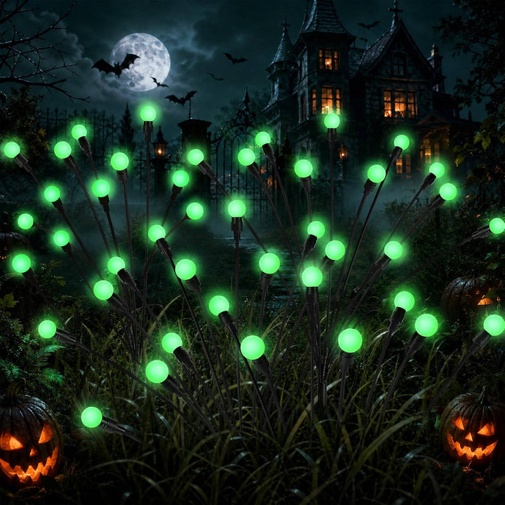 Halloween's 4 Pack Solar LED Lights for Outdoor Yard and Garden Decor