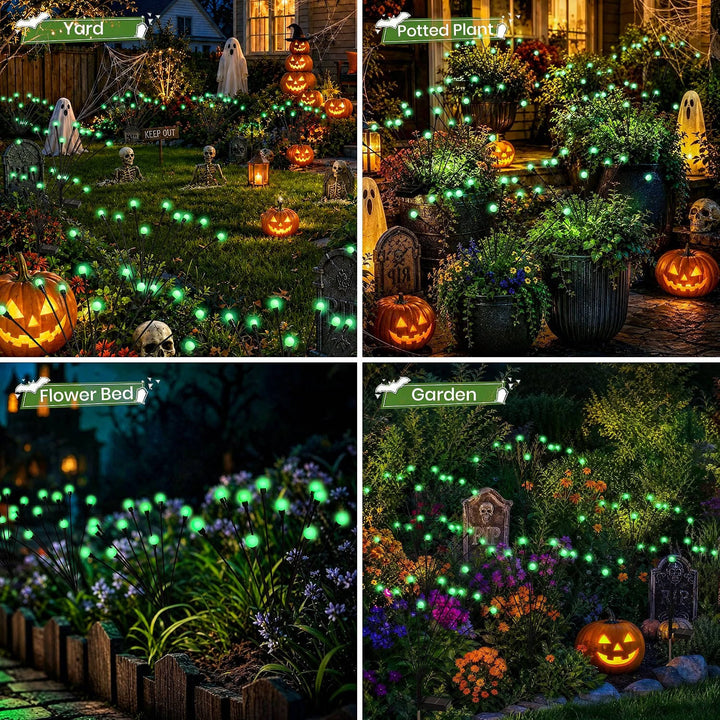 Halloween's 4 Pack Solar LED Lights for Outdoor Yard and Garden Decor