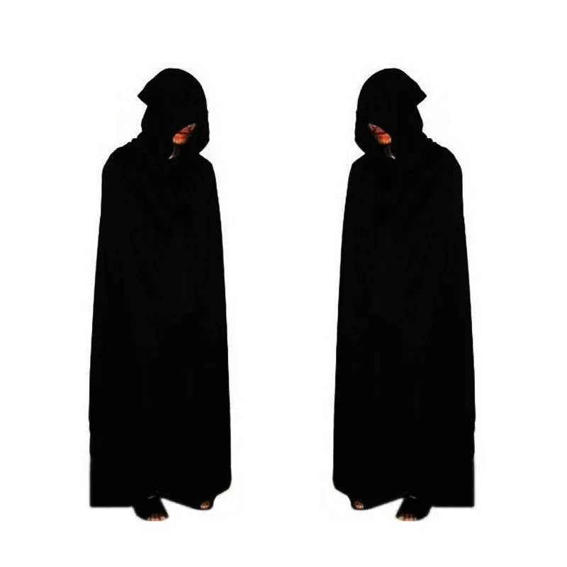 Halloween's Grim Reaper Costume with Glowing Eyes and Skeleton Gloves