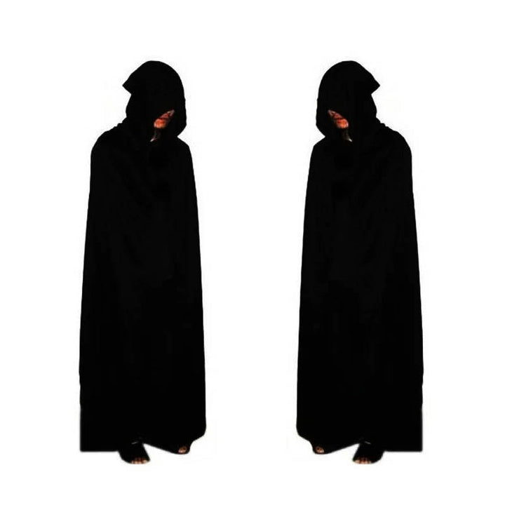 Halloween's Grim Reaper Costume with Glowing Eyes and Skeleton Gloves