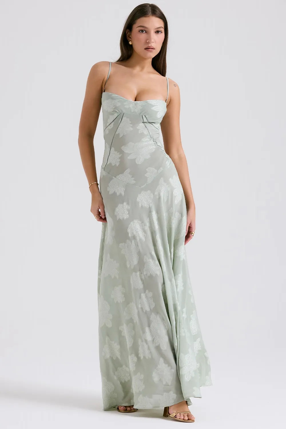 Women's Elegant Open Back Maxi Dress