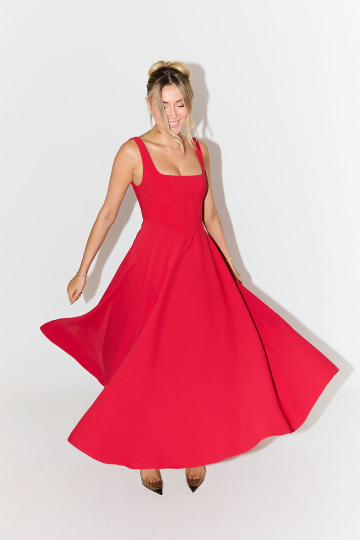 Women's Elegant Midi Dress