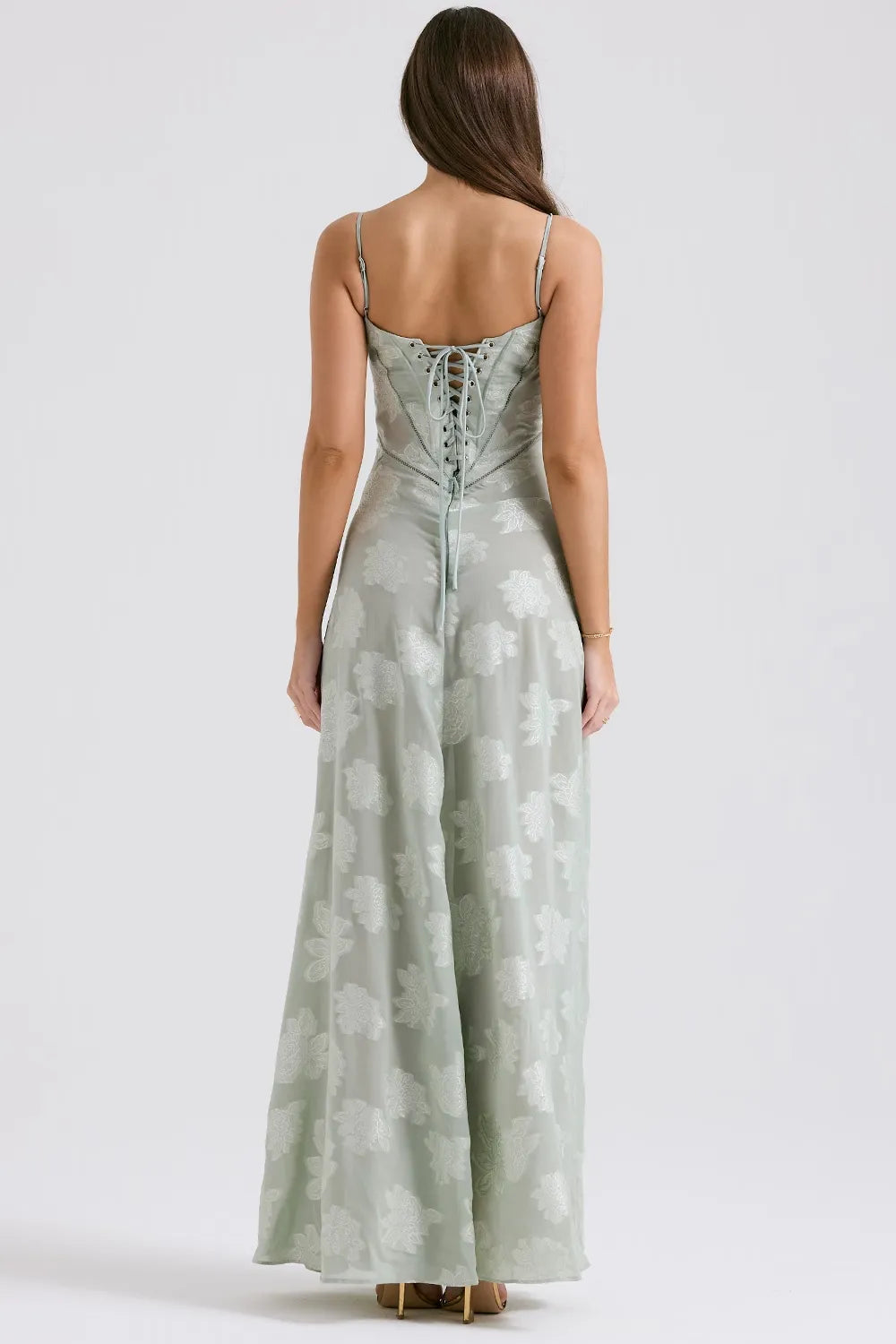 Women's Elegant Open Back Maxi Dress